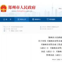 郑州17家市管国企分类结果公布，将实行不同工资管理办法