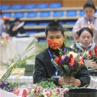 河南省第七届残疾人职业技能大赛举行