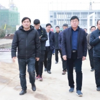 禹王台区区委书记黄腾调研重点项目建设工作
