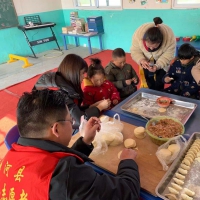 严寒冬至日，浓浓关爱情 ——团唐河县委携手唐河县青年志愿者走进大河屯镇开展送温暖活动