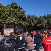 “不忘初心 寻访红色足迹”集中采访活动启动仪式在“小延安”竹沟举行