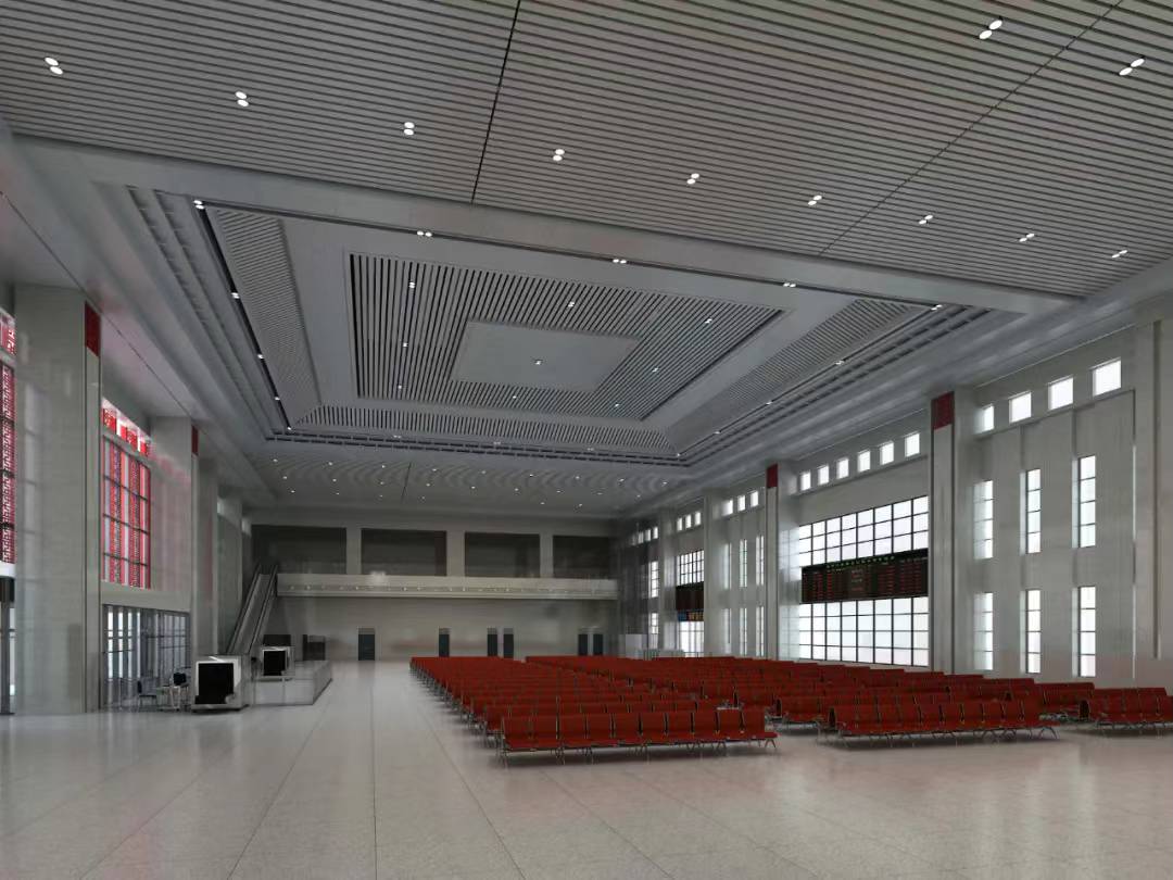 首次曝光!郑济高铁滑县浚县站室内效果图来了