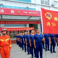 暑天练兵忙 南阳市人防专业队接受省办评估点验