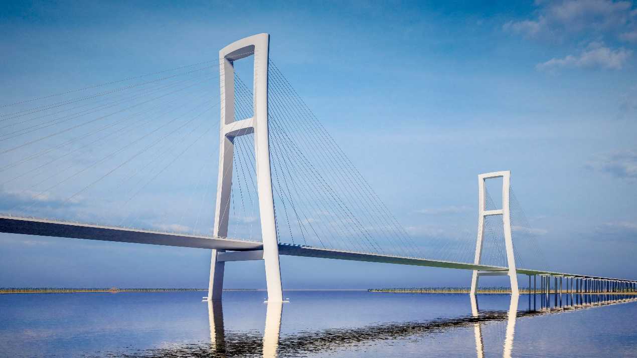 安罗高速黄河大桥主墩开钻,将成为黄河最高,最长桥