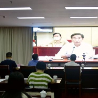 李公乐在河南分会场参加全国人大推动长江保护法贯彻实施工作视频座谈会