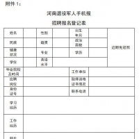 河南退役军人手机报公开选聘采编人员