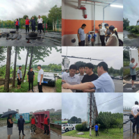 下沉一线党旗红 “汛”速行动显担当——  平原示范区城建系统党员干部筑起防汛战斗  堡垒