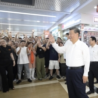 习近平在浙江考察时强调 始终干在实处走在前列勇立潮头 奋力谱写中国式现代化浙江新篇章 返京途中在山东枣庄考察 蔡奇陪同考察
