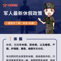 军人新休假规定来了，一图读懂→