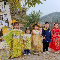 大别山这所幼儿园的自然课堂“尽带黄金甲”