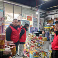 西湖街道瞿家寨社区开展沿街商铺安全隐患排查工作