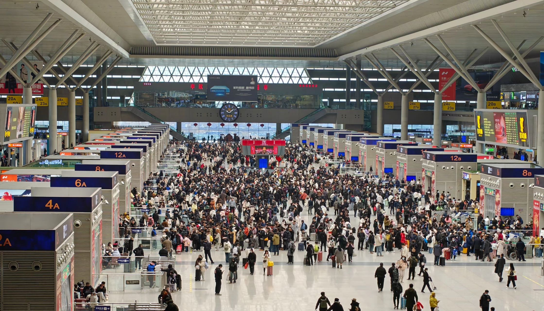 累计发送旅客2364.1万人，国铁集团郑州局2025年春运圆满收官
