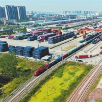坚定不移沿着习近平总书记指引的方向奋勇前进丨中欧班列开行突破13万列 发送货值超5200亿美元
