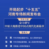 “开局起步‘十五五’”河南专场新闻发布会明日举行