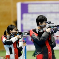 5名奥运冠军领衔中国步手枪射击队出征亚运会