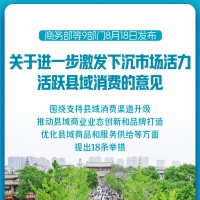 9部门发文激发下沉市场活力 活跃县域消费
